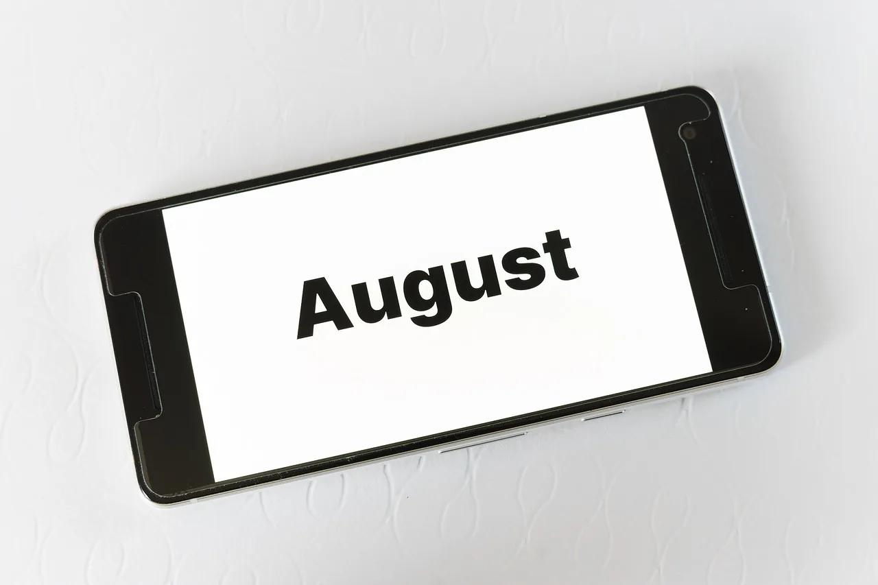 mockup, screen, smartphone, website, blog, word, august, month, year, time, calendar, meeting, date, appointment calendar, week, time management, event, memory. How to Pick the Right File Format for a Content Calendar Template Download