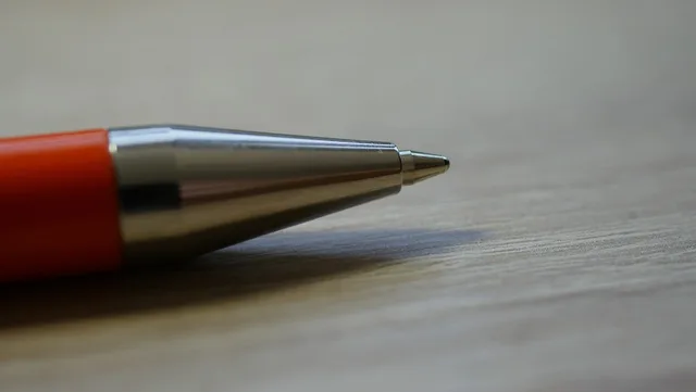 ballpoint pen, pen, write, red, silver, expression, office, work, desk, kulli. 7 Checks for Marketing Proposal Template