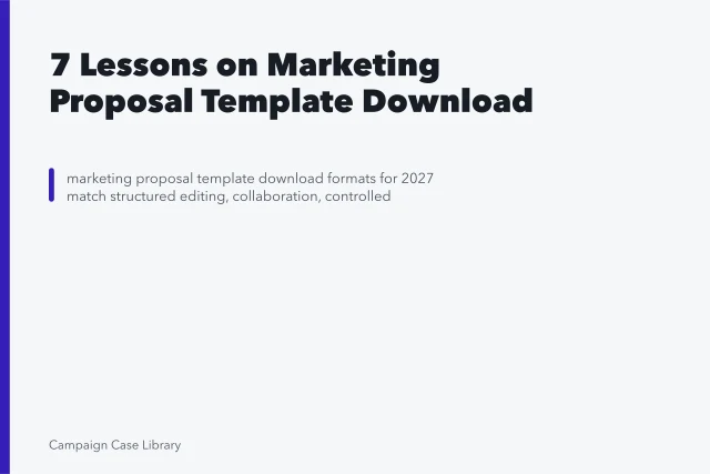 7 Lessons on Marketing Proposal Template Download. 7 Lessons on Marketing Proposal Template Download