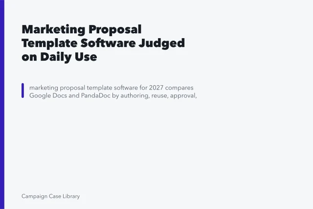 Marketing Proposal Template Software Judged on Daily Use. Marketing Proposal Template Software Judged on Daily Use